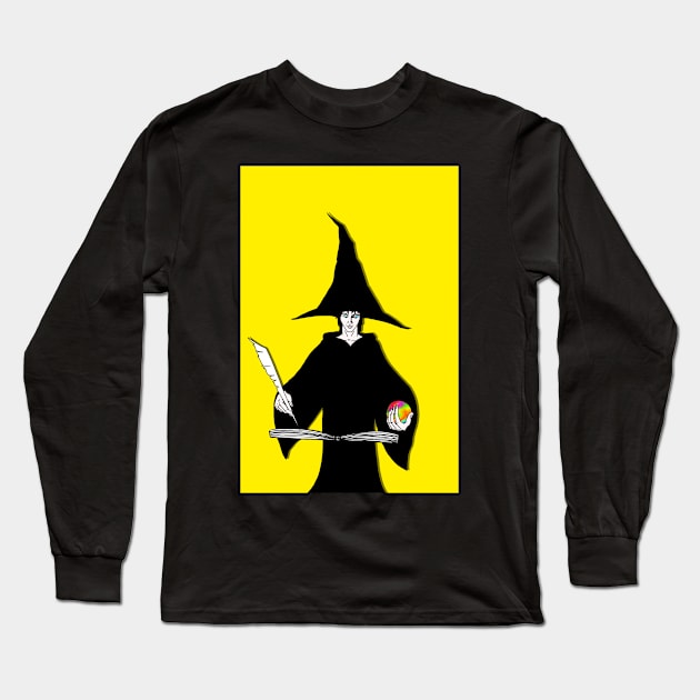 The Wizard Long Sleeve T-Shirt by The Artist